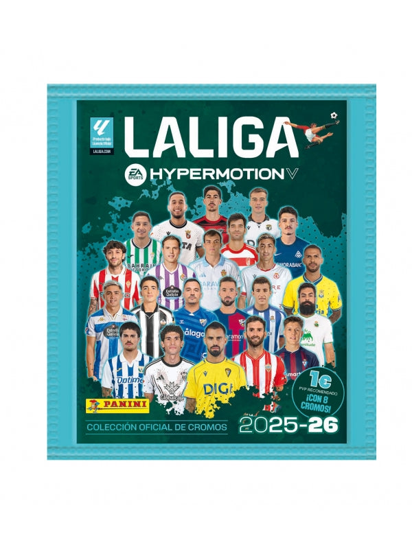 Caja de 50 Sobres LaLiga Hypermotion 2025/26 - Panini Cromos