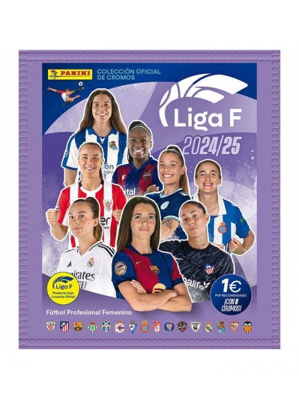 Cajita 50 sobres Liga Femenina 2024/25 de Panini Cromos