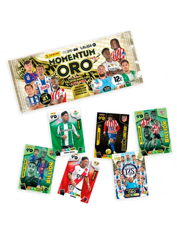 Cartón Sobre Momentum Oro Adrenalyn Liga 25/26 - Panini Cromos