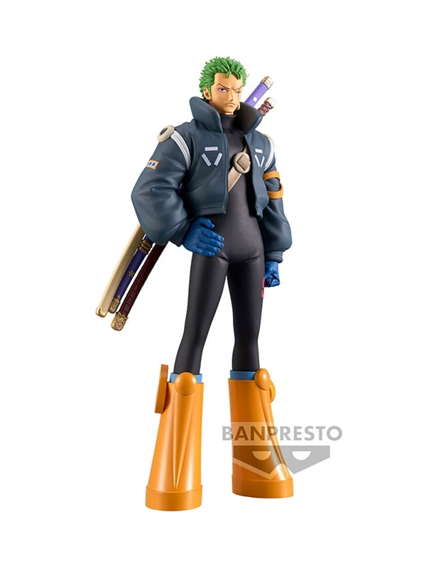Figuras ONE PIECE DXF THE GRANDLINE SERIES EGGHEAD RORONOA ZORO 17 cm