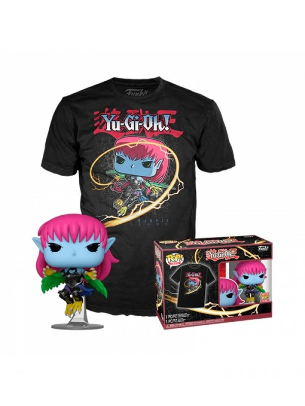 Funko POP & Tee Cyber Harpie Lady (Black) - S - Yu-Gi-Oh!