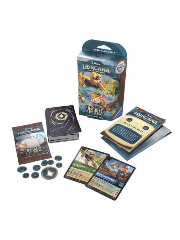 Mazos para jugador (8 unidades) Azurite Sea Inglés - Disney Lorcana TCG