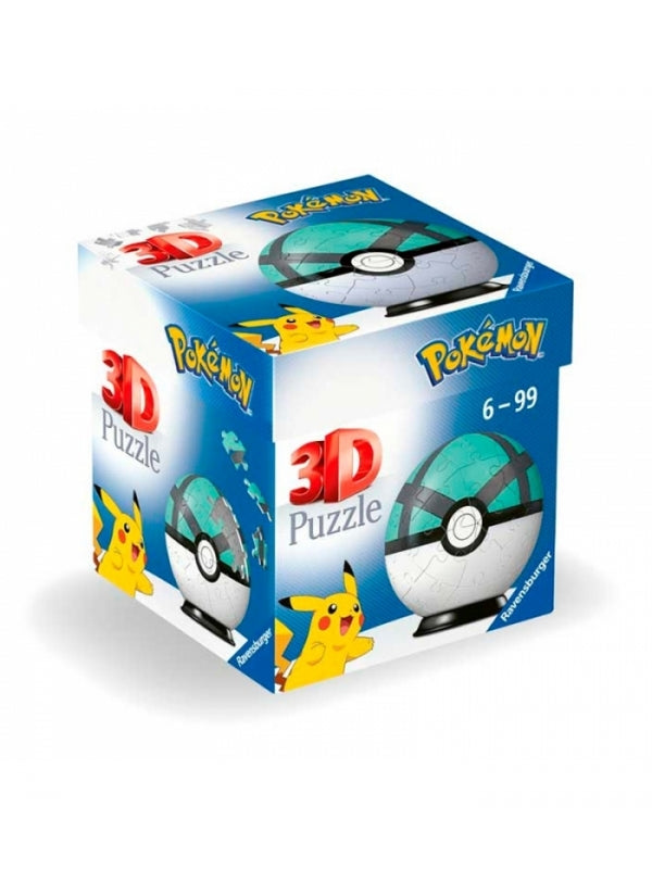 Puzzles Pokémon Net Ball verde 54 pieces 3D Puzzle-Balls de Ravensburger
