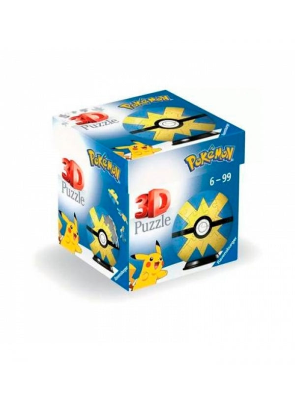 Puzzles Pokémon Quick Ball amarillo azul 54 pieces 3D Puzzle-Balls de Ravensburger
