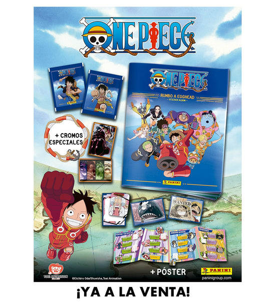 Cartón (Álbum + 4 Sobres) Rumbo a Egghead One Piece - Panini Cromos