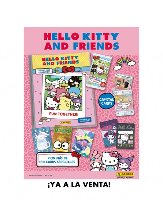 Cartón (Archivador +4 sobres +2 cards Ed. Limitada) Hello Kitty and Friends Sanrio - Panini Cromos