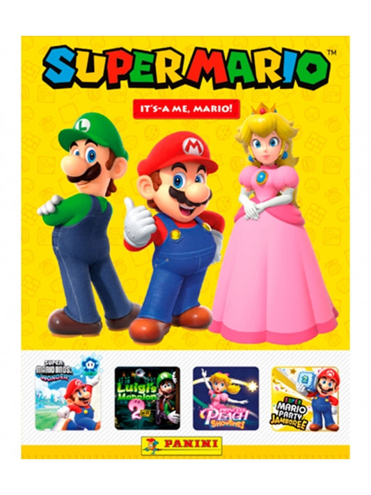 Cartón It´s-a Me, Mario 2026 (Álbum + 4 Sobres) - Super Mario - Panini Cromos