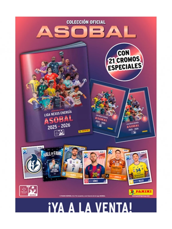 Cartón Liga Asobal 25-26 (Álbum + 4 Sobres) - Panini Cromos