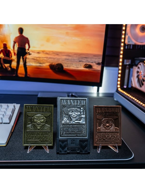 Digiplate Starter Pack - Soporte para móvil y 3 placas de metal con realidad aumentada de One Piece Exquisite Gaming