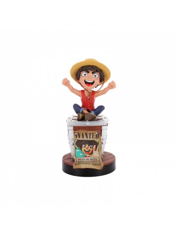 Figura Stand Cable Guys R.E.S.T Collectible  Device Holder Luffy 'Wanted Poster' de Exquisite Gaming