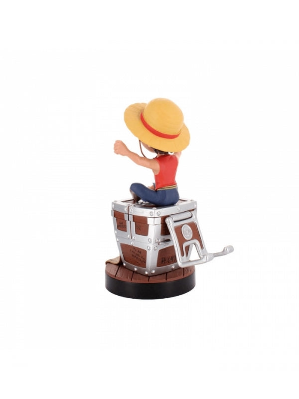 Figura Stand Cable Guys R.E.S.T Collectible  Device Holder Luffy 'Wanted Poster' de Exquisite Gaming