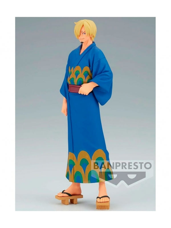 Figuras ONE PIECE DXF THE GRANDLINE SERIES WANOKUNI SANJI YUKATA ver 17 cm de Banpresto
