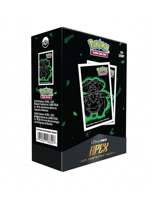 Fundas Standard 105ct APEX Deck Protector Sleeves Venusaur Neon Kanto Pokémon - Ultra Pro