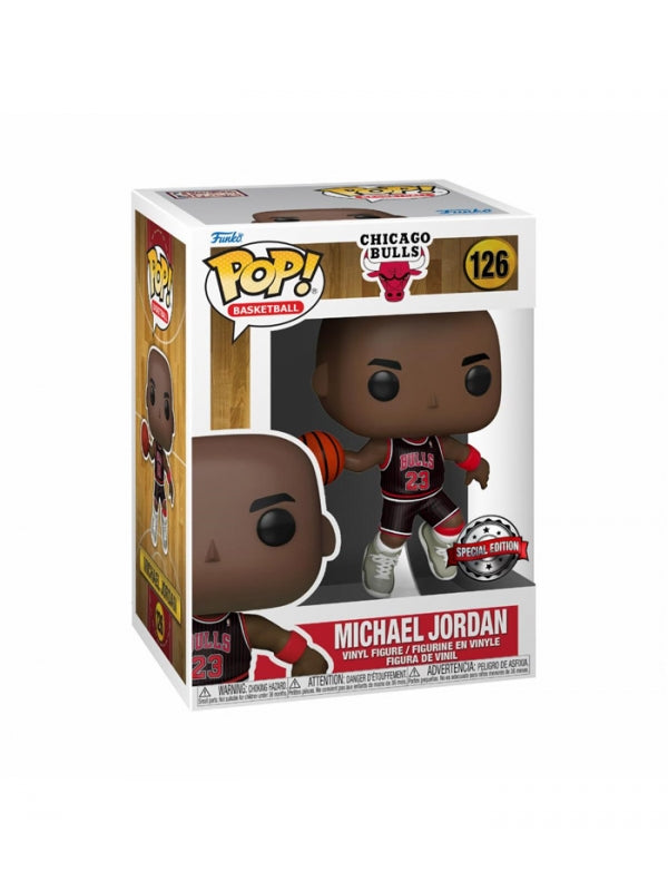 Funko POP! - Michael Jordan w/Jordans (Blk Pinstripe Jersey) NBA