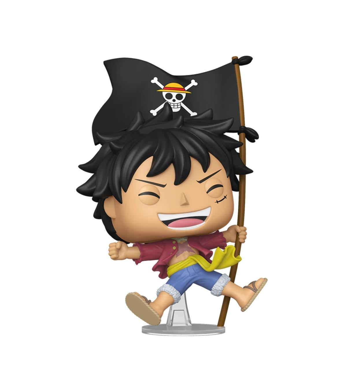 Funko POP! Vinyl (Exc) Monkey D. Luffy with Flag - One Piece