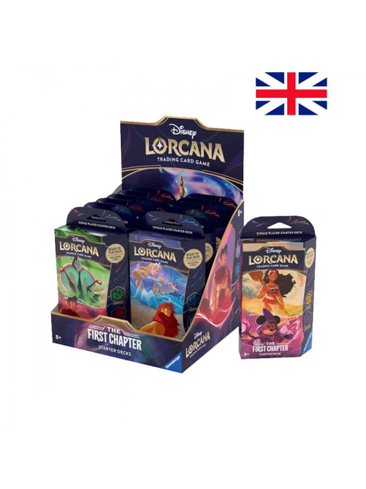 Mazos de inicio (12 unidades) The First Chapter - Inglés - Disney Lorcana TCG