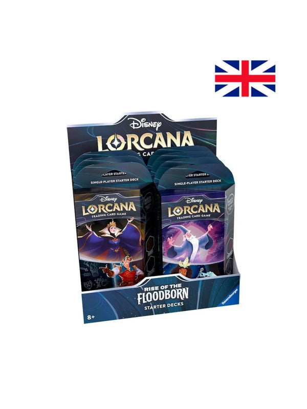 Mazos de inicio (8 unidades) - Rise of the Floodborn - Inglés - Disney Lorcana TCG