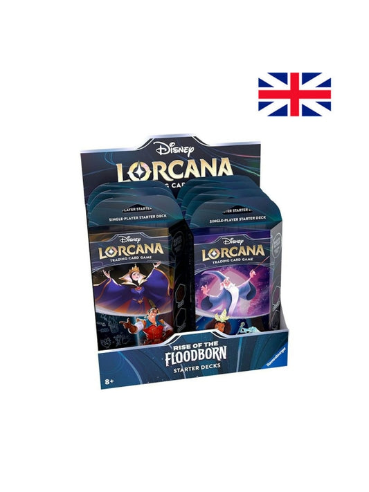 Mazos de inicio (8 unidades) - Rise of the Floodborn - Inglés - Disney Lorcana TCG