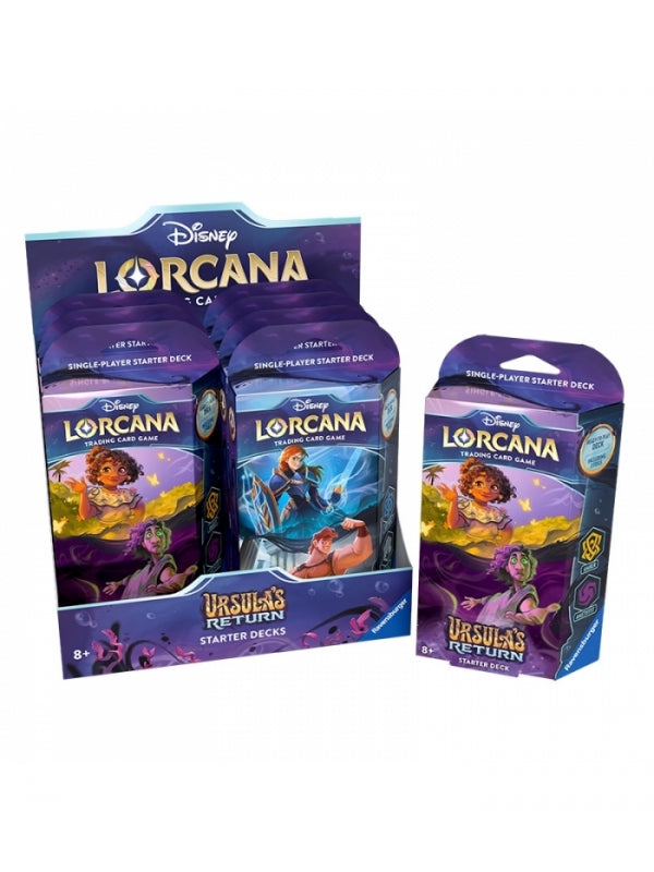 Mazos de inicio (8 unidades) Ursula's Return - Inglés - Disney Lorcana TCG