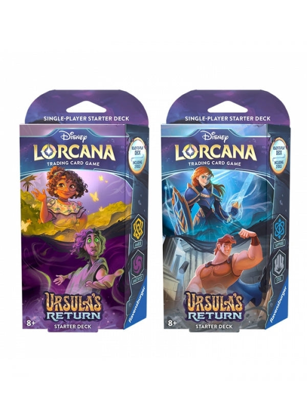 Mazos de inicio (8 unidades) Ursula's Return - Inglés - Disney Lorcana TCG