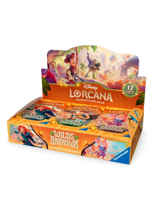 Paquetes de refuerzo Wilds Unknown (24 unidades) - Disney Lorcana TCG